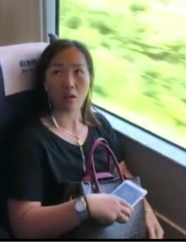 霸座姐被限乘火車