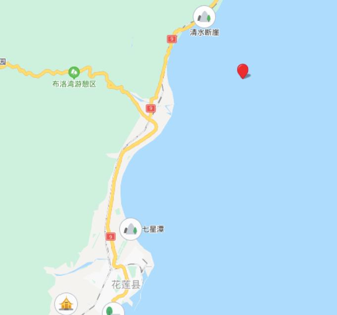 臺灣花蓮縣近海地震最新消息