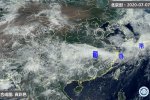 今年7月梅雨不退 衛星云圖看梅雨帶