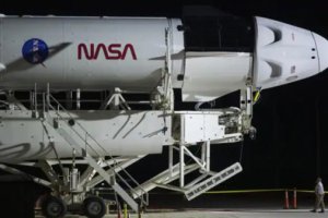 美國宇航局周日將4名宇航員送往國際空間站