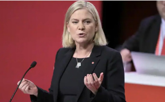 瑞典選舉馬格達萊娜&middot;安德森為首位女首相