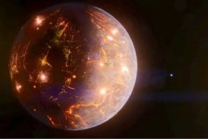 地球大小的外行星被火山活動所籠罩