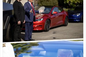 特朗普購買特斯拉 伊隆·馬斯克幫他挑選提車