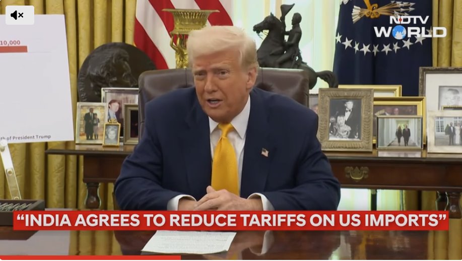 唐納德·特朗普上個月在與印度總理莫迪舉行的聯合新聞發布會上提出了這個問題