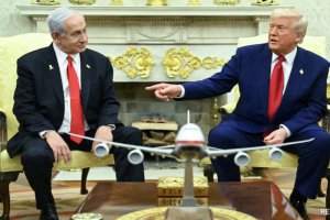 特朗普會見以色列內塔尼亞胡時表示加沙戰(zhàn)爭應盡快