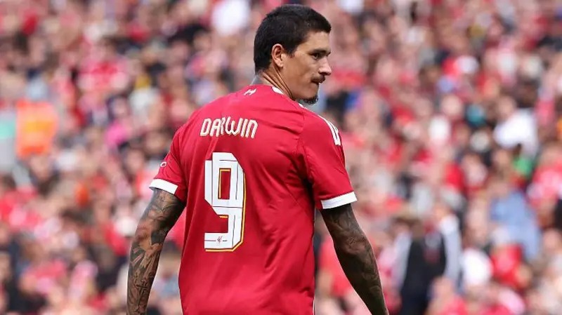 達爾文·努涅斯在利物浦的四場季前賽中攻入五球