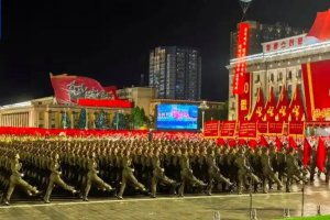 朝鮮閱兵 援俄方隊(duì)高