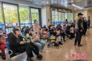 流感高發有醫院患者
